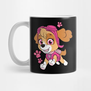 Female Dog And Cute Cartoon Mug